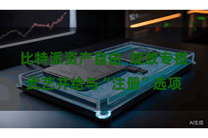 比特派资产自由  绽放专揽武艺并给与“注册”选项