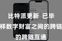 比特派更新  已毕了多样数字财富之间的跨链互通